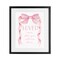 Stupell Industries Loved More Sentiment Pink Ribbon Framed Print Under Glass, design by Cindy Jacobs